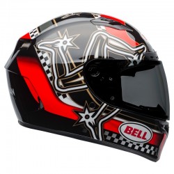 KASK BELL QUALIFIER DLX MIPS ISLE OF MAN RED/BLACK/WHITE L