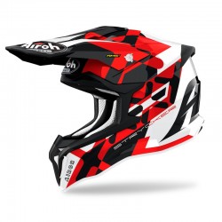 KASK AIROH STRYCKER XXX RED GLOSS L