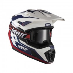 KASK MOTOCYKLOWY Z GOGLAMI...