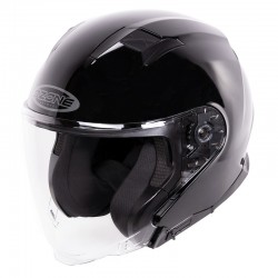 KASK OZONE OPEN FACE SQUARE GLOSS BLACK XS