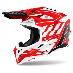 KASK AIROH AVIATOR 3 RAMPAGE RED GLOSS L