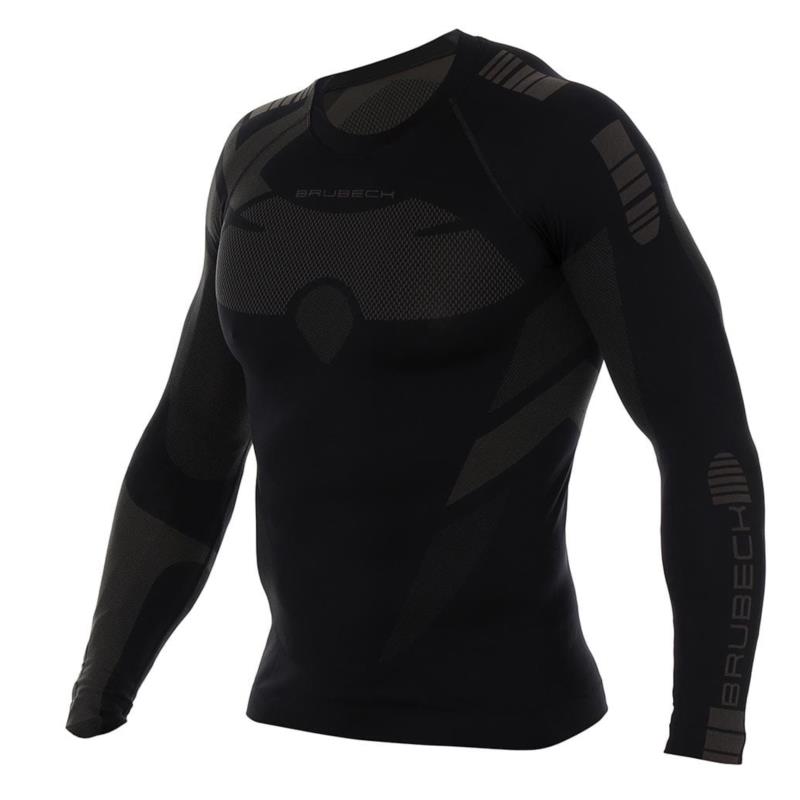 BRUBECK Bluza męska DRY grafit